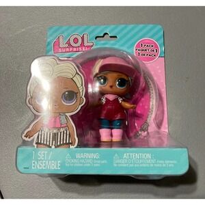 L.O.L Surprise Little Tot Girl Mini Doll Pink Hat & Boots Blue Hair blue eyes